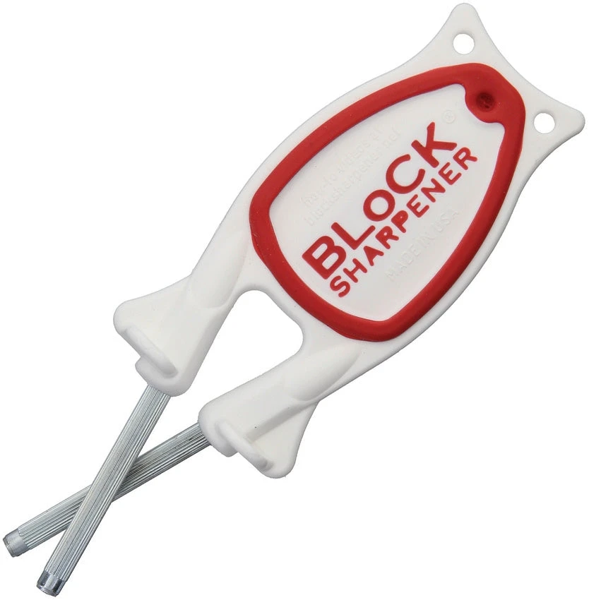The Block Knife Sharpener Red And White BLOCK03 1 The Block Knife Sharpener Red And White BLOCK03