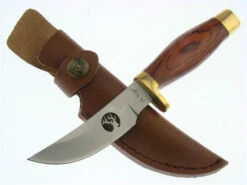 Elk Ridge 7.5" Small Hunter Upswept Fixed Blade Knife 050