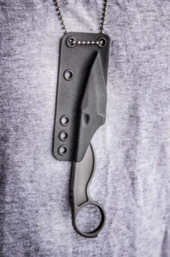 Flagrant Beard Havoc River Wash 1095HC Steel Fixed Blade Neck Knife FHAV01 -Elite Knives Shop havoc1