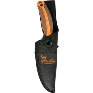 Kershaw 9" Zip It Pro Buck Commander Brown Orange Fixed Gutting/Skinning Knife 1894orbrnbcx 2 Kershaw 9" Zip It Pro Buck Commander Brown Orange Fixed Gutting/Skinning Knife 1894orbrnbcx - Image 2