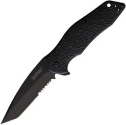 Kershaw Kuro Linerlock A/O Black Folding Pocket Knife 1835tblkstwmx -Elite Knives Shop kurp