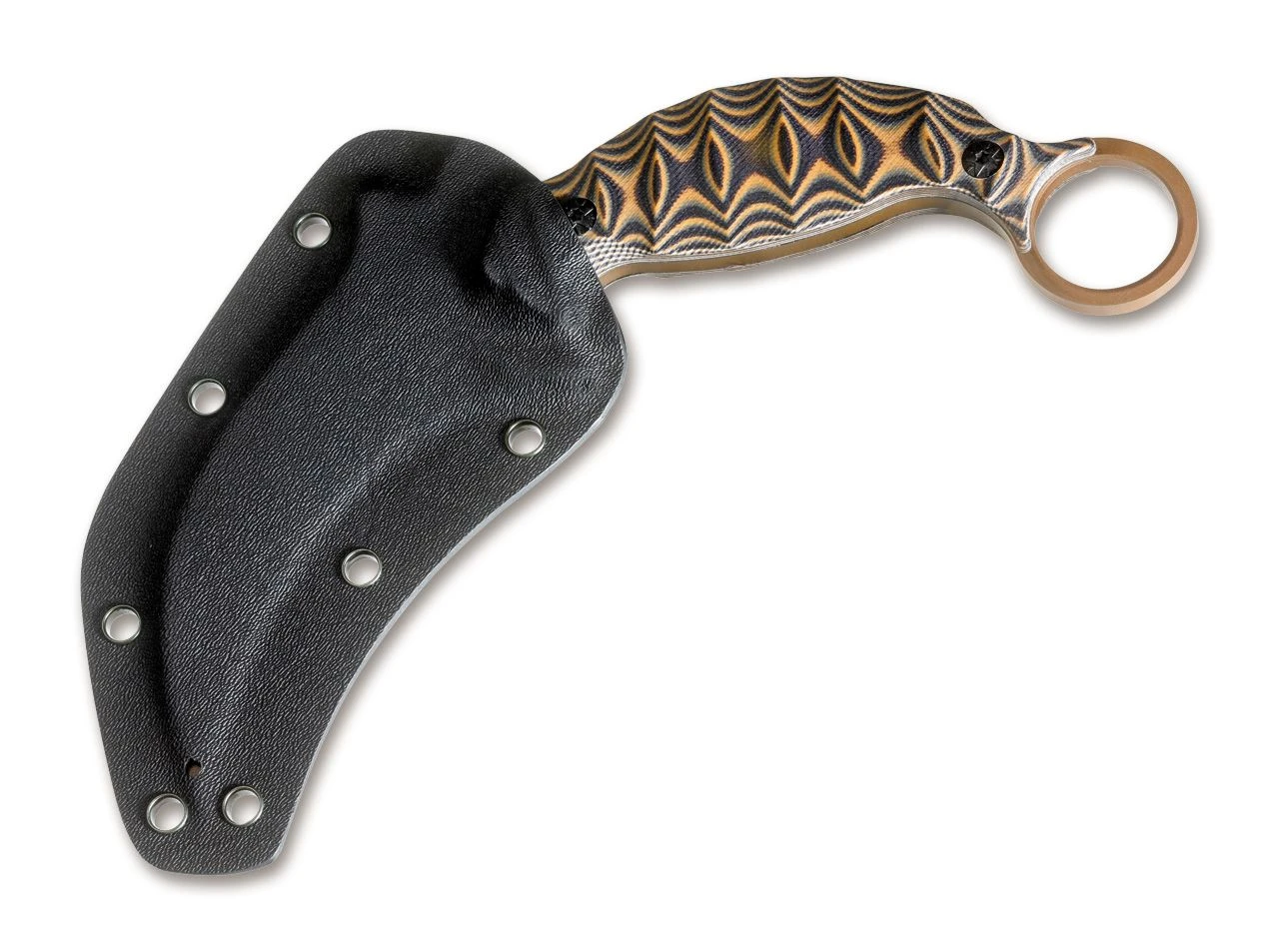 Boker Magnum Raptors Claw Bronze 440A Karambit G10 Fixed Blade Knife 02SC032 2 Boker Magnum Raptors Claw Bronze 440A Karambit G10 Fixed Blade Knife 02SC032 - Image 2