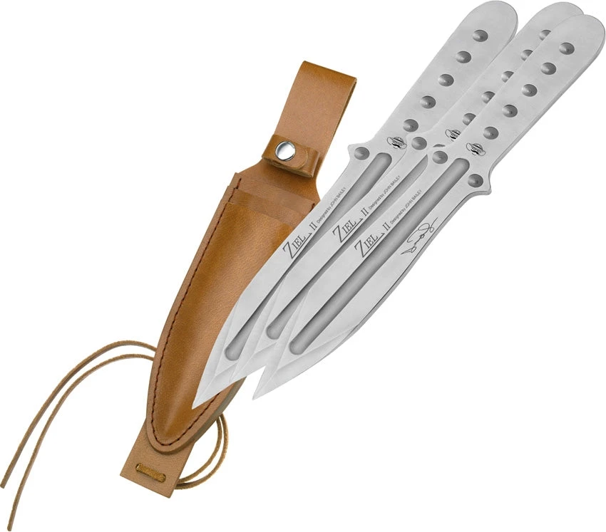 Boker Magnum Set Of 3 Bailey Ziell II Stainless Steel Throwing Knives - M02MB164 2 Boker Magnum Set Of 3 Bailey Ziell II Stainless Steel Throwing Knives - M02MB164 - Image 2
