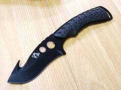 Mantis Foundation Fixed Blade Black Gut Hook Stainless Hunting Knife TA2XLB -Elite Knives Shop xlba